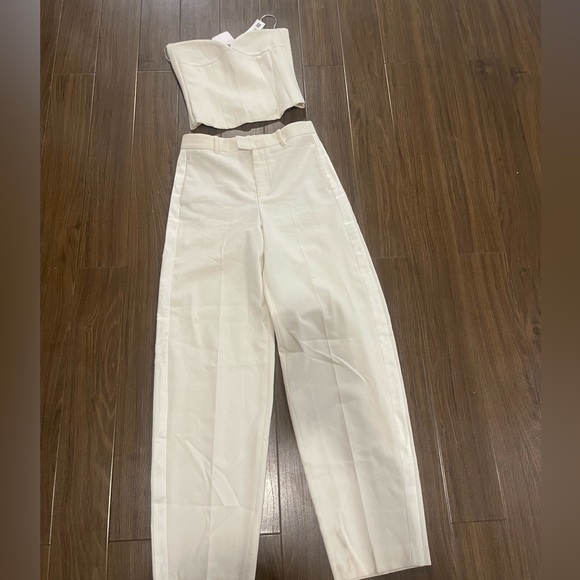 Zara tuxedo cream set